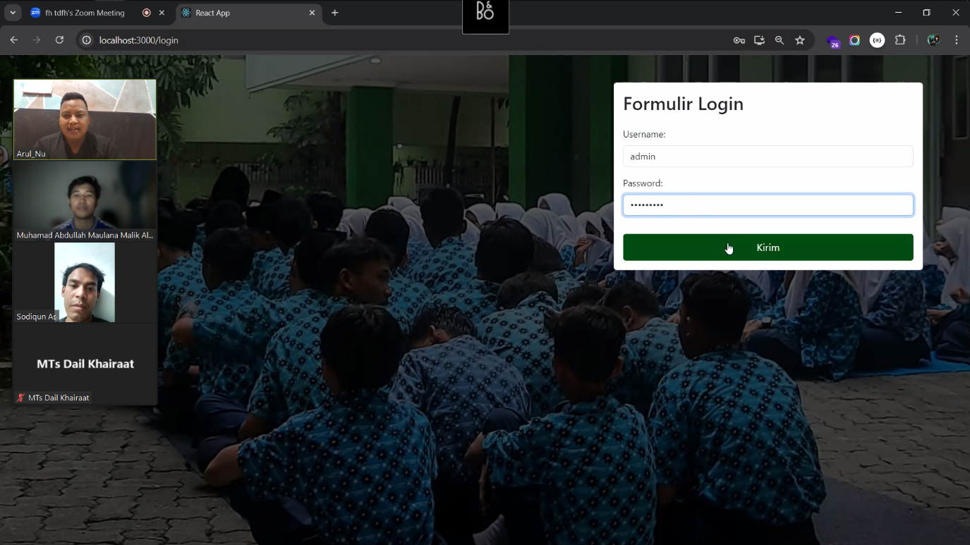 KERJA SAMA MAHASISWA UNIVERSITAS PAMULANG DENGAN MTs DAIL KHAIRAAT: RANCANG BANGUN SISTEM E-ALUMNI BERBASIS WEB